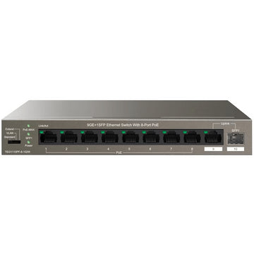 Tenda 8-Port Gigabit PoE Desktop Switch | TEG1110PF-8-120W-0